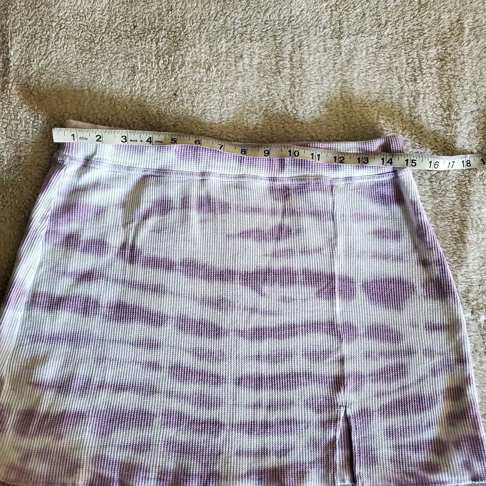 Pac Care Purple Tie Dye Skirts M Spring Summer Fun - Picture 5 of 9